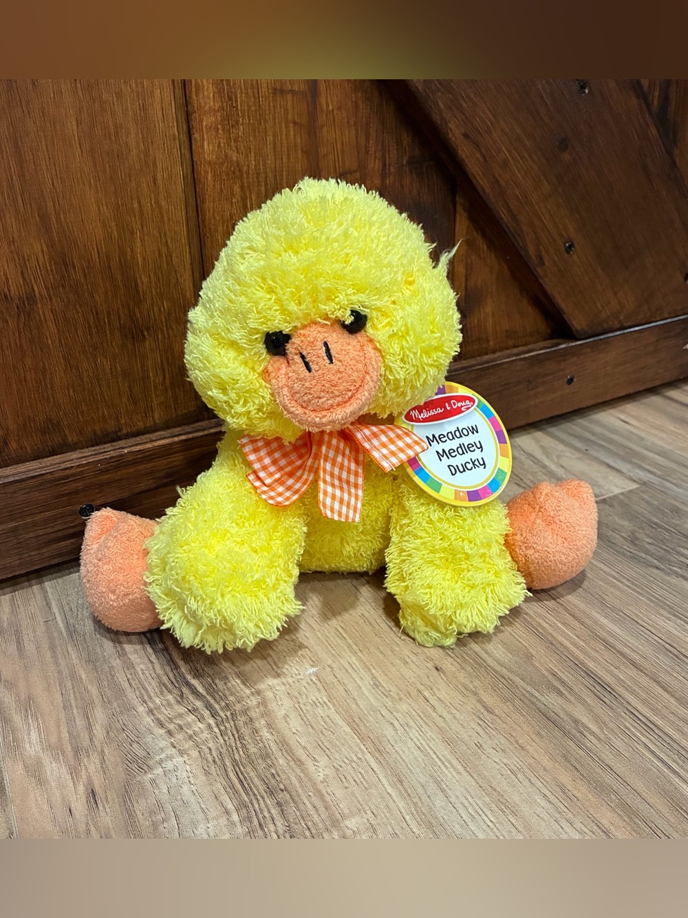 New Melissa & Doug Meadow Melody Ducky plush
